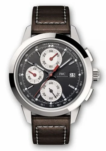 IWC Ingenieur Chronograph Custom Stainless Steel / Black-Silver-Red / Calf IW3808-BZ (IW3808BZ)